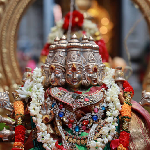 Goddess Gayathri | Shree Ghanapathy Temple
