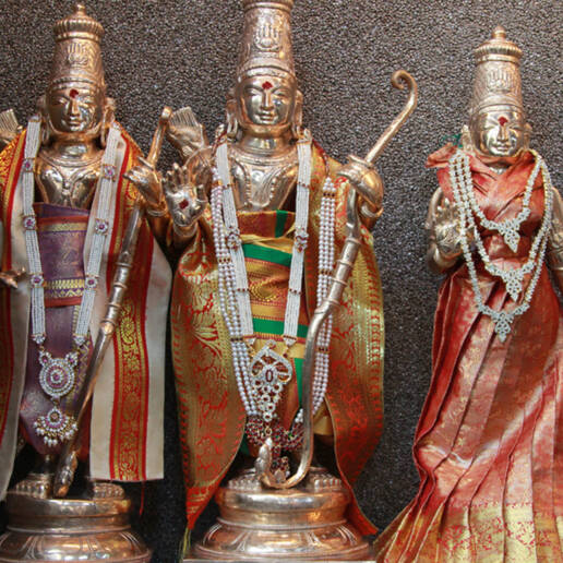 Lord Rama, Sita, Lakshmana | Shree Ghanapathy Temple